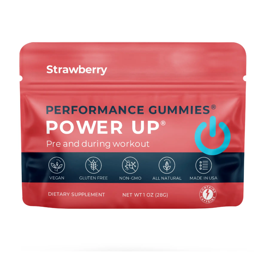 PULL-Strawberry Power Up Pre-Workout Supplements (12-Pack)